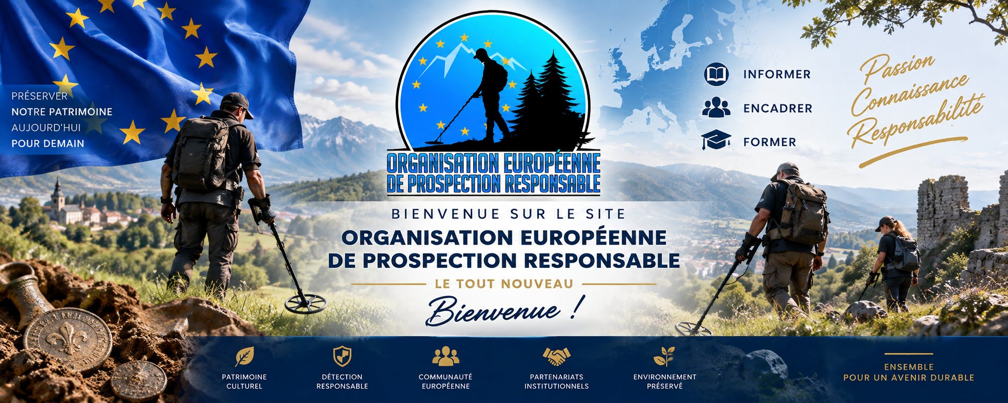 Organisation Européenne de Prospection Responsable (OEPR) — détection responsable et préservation du patrimoine