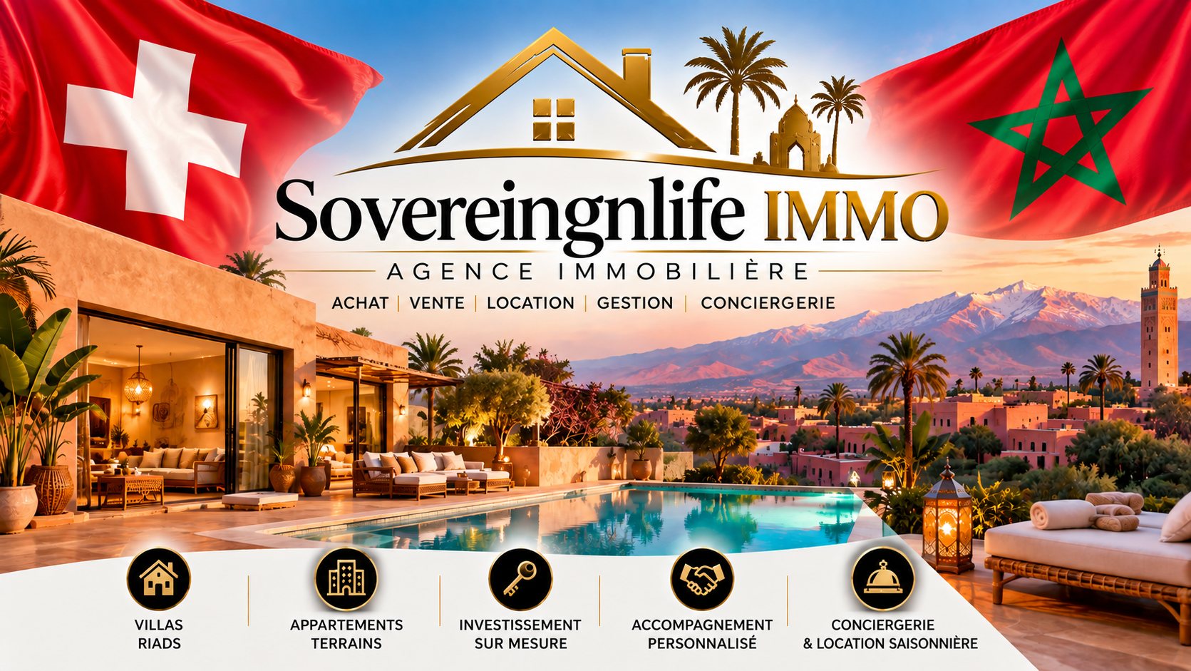 Sovereign Life Immo — agence immobilière à Marrakech : achat, vente, location, conciergerie